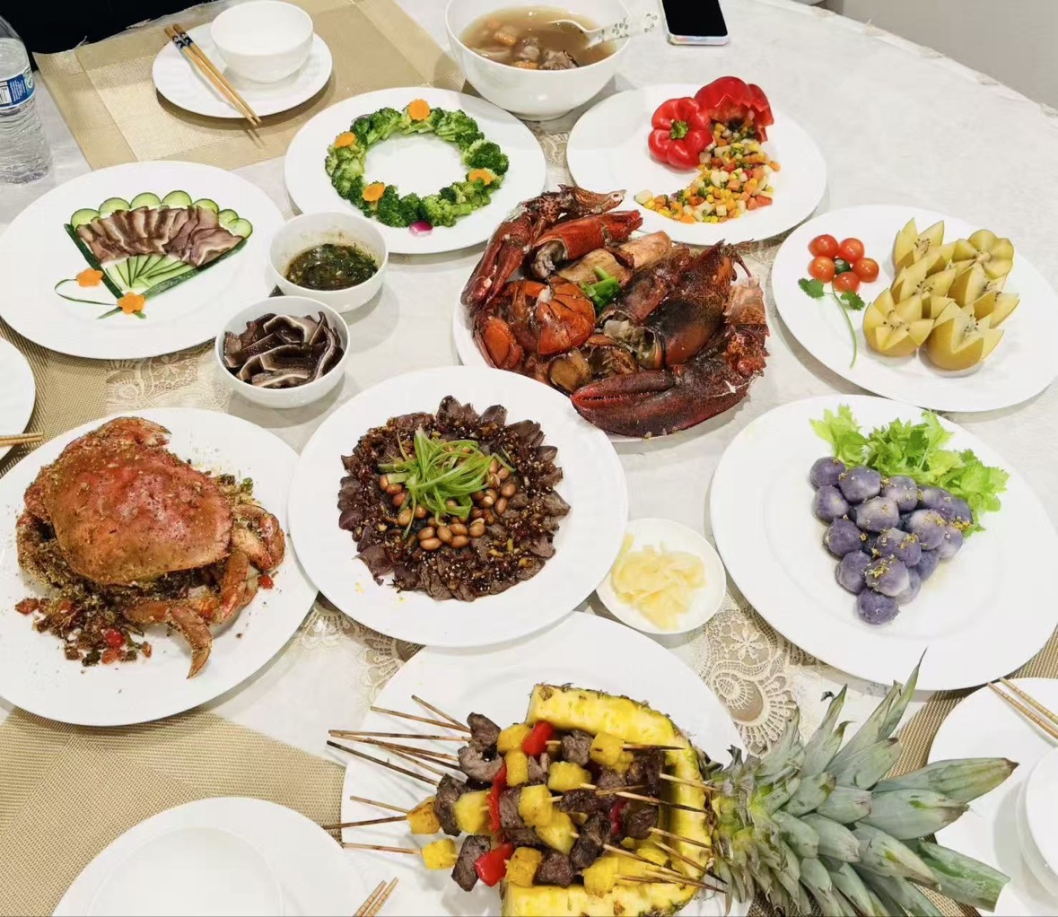 Postpartum confinement meal prepared by Zhenyi Health