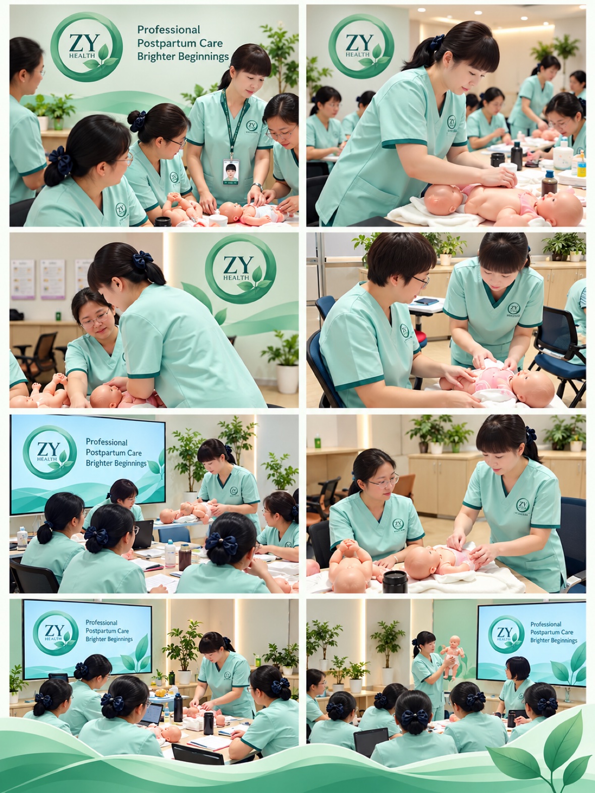 Full professional profile poster for Ming, postpartum doula and maternity nanny